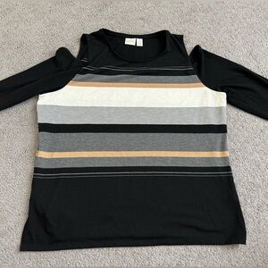 Striped Long Sleeve Chico’s sweater
